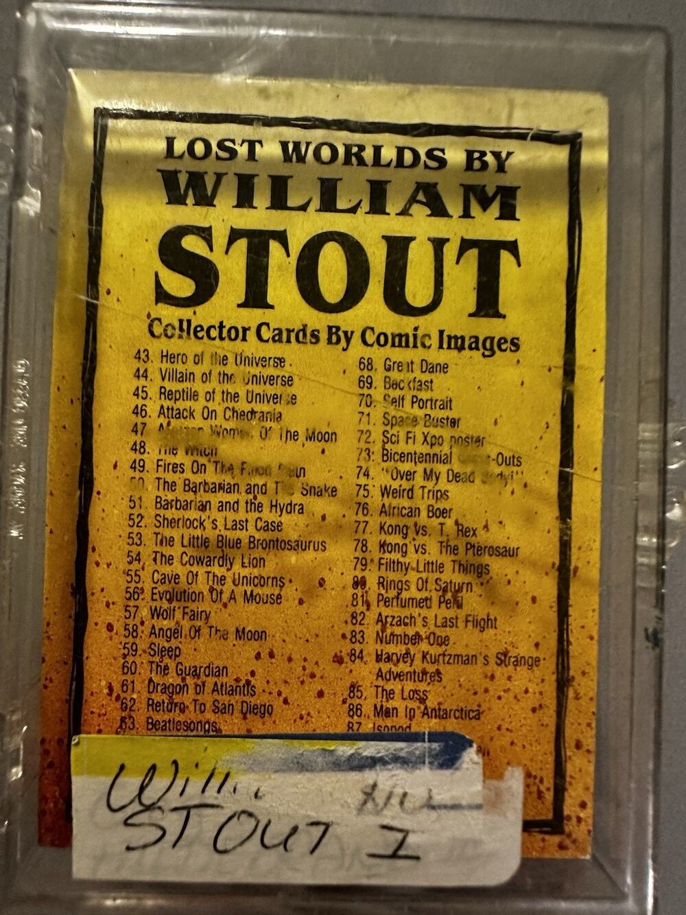 Comic Images Lost Worlds by William Stout 1992 Non-Sport Trading Card Lot (87)